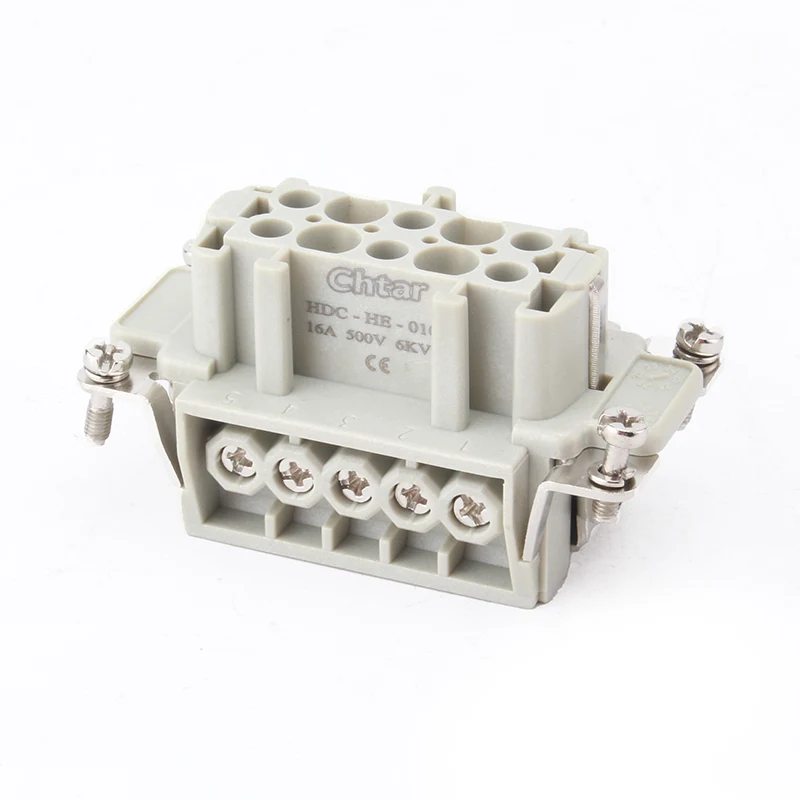 M / F 10 Pin Pasang Konektor Heavy Duty