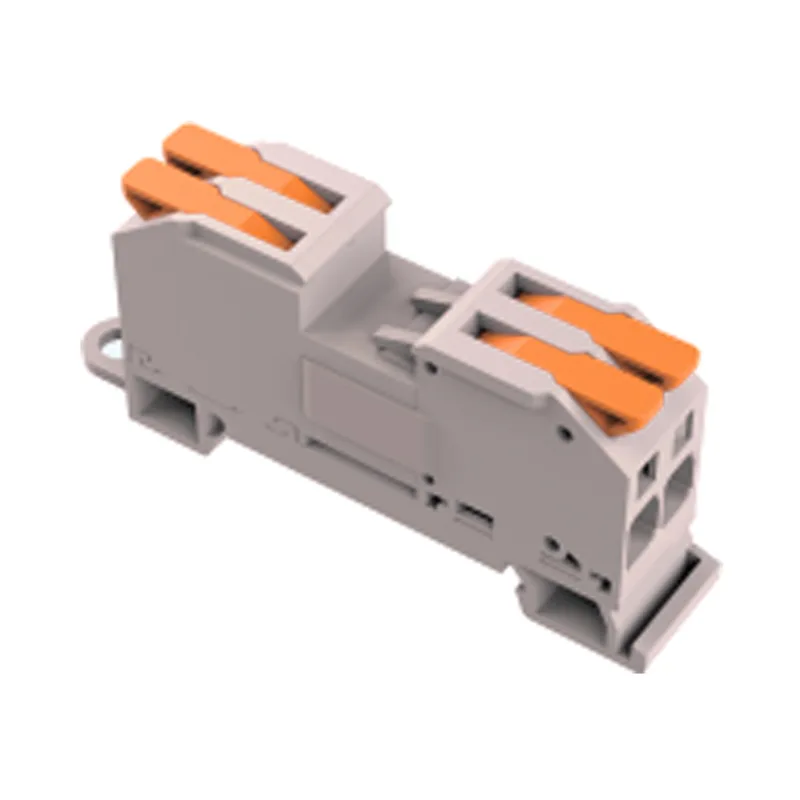 Multi-In Multi-Out M/F Din Rail Type Splicing Wire Konektor Cepet