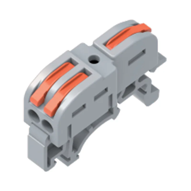 T Type One-In Multi-Out Din Rail Splicing Wire Konektor Cepet
